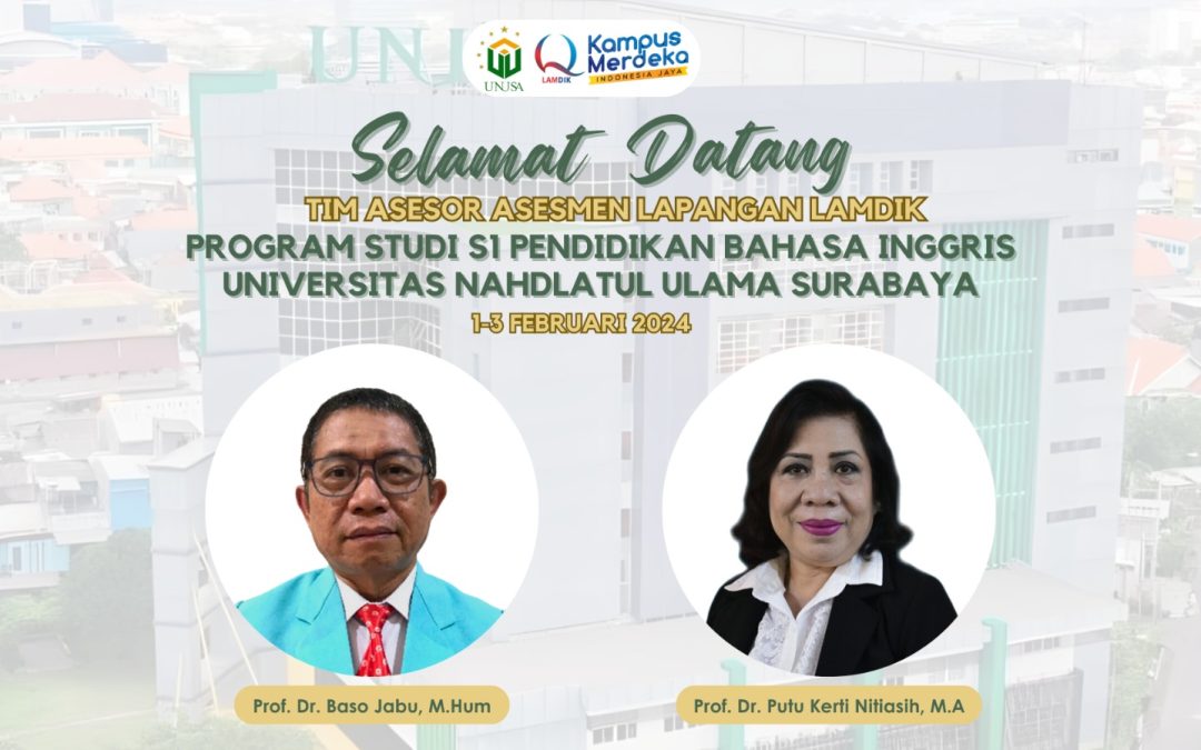 Visitasi luring Akreditasi S1 PBI Unusa