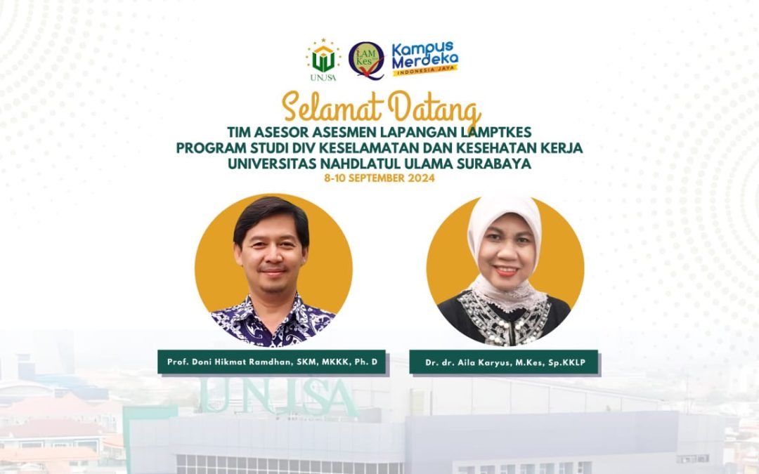 Visitasi Luring Reakreditasi DIV K3 Unusa