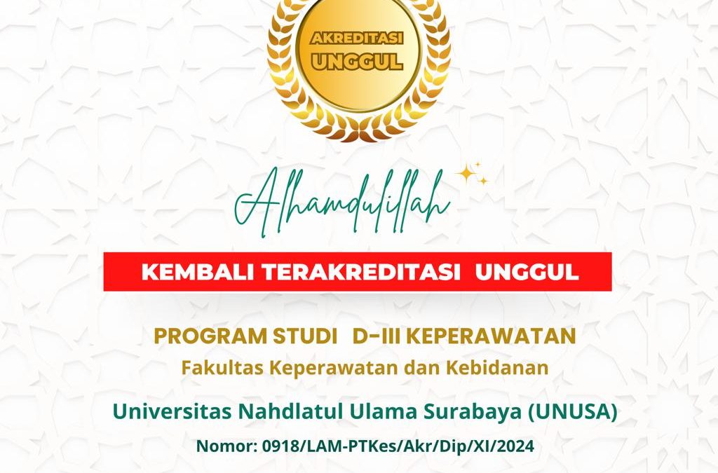 Selamat Prodi D3 Keperawatan Mendapat Predikat Unggul
