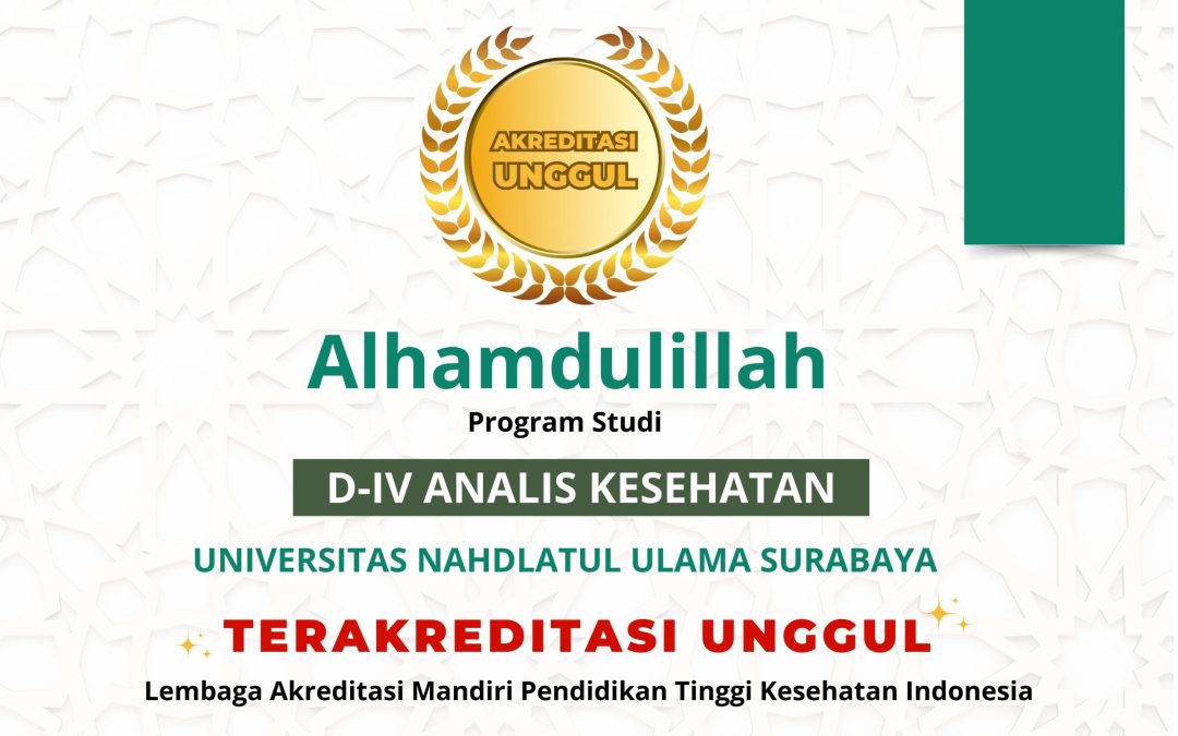 Selamat Prodi D-IV Analis Kesehatan Mendapat Predikat Unggul