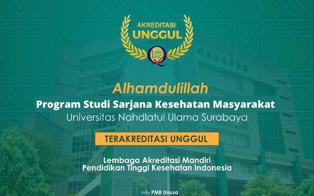 Selamat Prodi S1 Kesehatan Masyarakat Mendapat Predikat Unggul