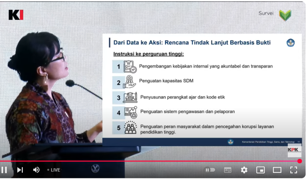 KPK RI 24 - Peluncuran Indeks Integritas Pendidikan