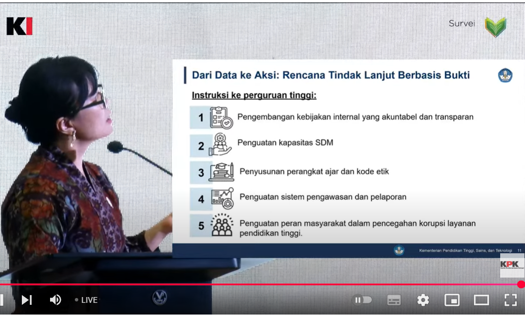 Peluncuran Indeks Integritas Pendidikan 2024
