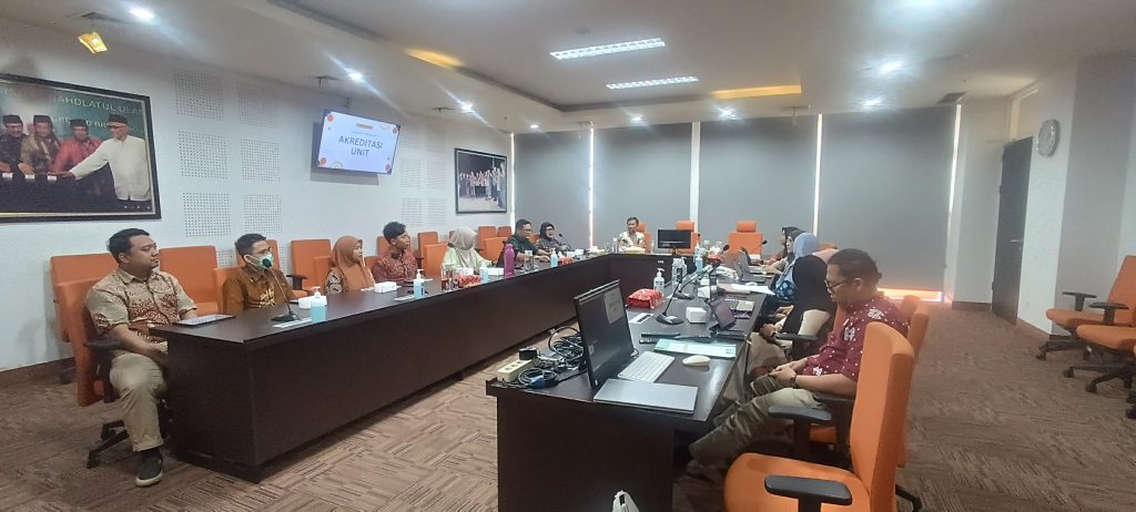persiapan akreditasi Unit